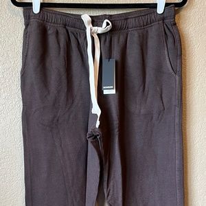 NWT Monrow supersoft fleece girlfriend sweatpants Size L